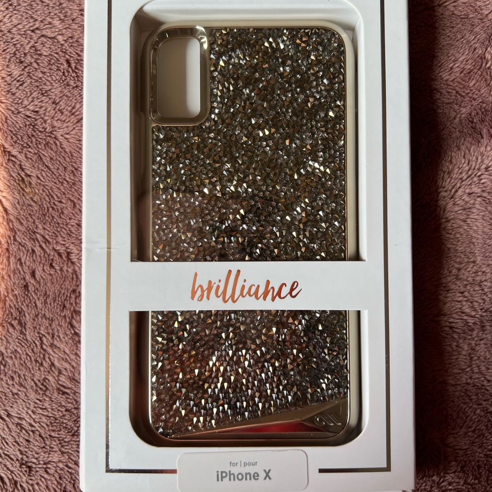 Casemate Iphone X/XS Silver Brilliance Case